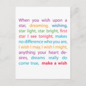 Wünsche Postkarte (Vorderseite)