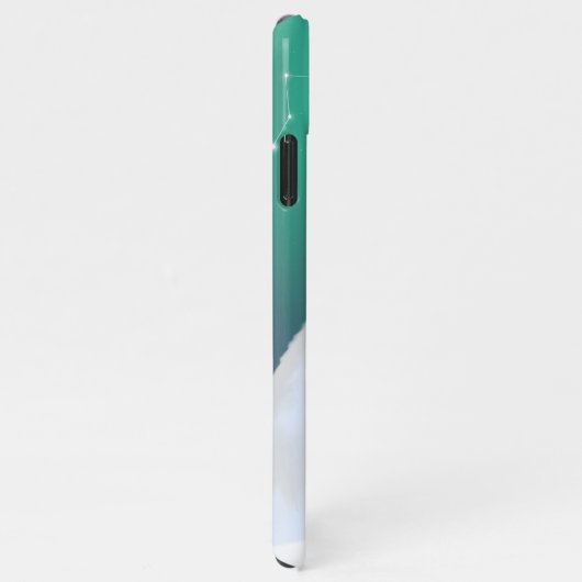 Wünsche Schöne Illustration des Polarbären iPhone Hülle (Rechte Seite)