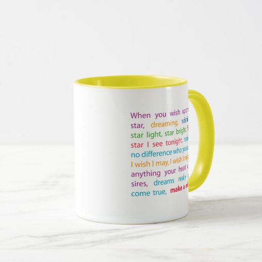 Wünsche Tasse (VorderseiteRechts)