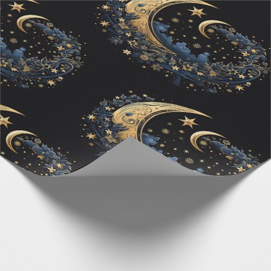 Wünsche und Monde Geschenkpapier (Ecke)