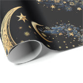 Wünsche und Monde Geschenkpapier (Rolleneckpunkt)