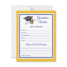 Wünsche und Ratschläge | Blau und Gelb