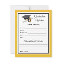 Wünsche und Ratschläge | Schwarz und Gelb