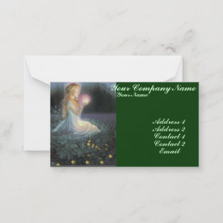 Wünsche unter den Blume Hinweiskarte