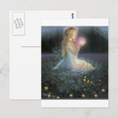 Wünsche unter den Blume Postkarte (Vorne/Hinten)