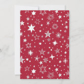 Wünsche von Hand | Weihnachtsfoto Collage Einladung (Rückseite)