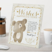 Wünsche & Vorhersagen Sockelschild (In Situ)