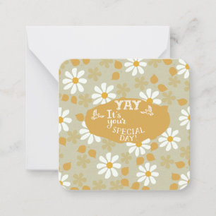 Wünsche zum besonderen Tag Mitteilungskarte