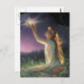 Wünsche zwischen den Sternen Postkarte (Vorne/Hinten)