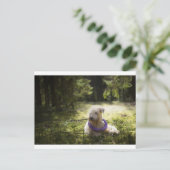 Wünschelrute Postkarte (Stehend Vorderseite)