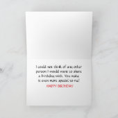 WÜNSCHEN EINER GEMEINSAMEN "SHARED BIRTHDAY" CARD KARTE (Innenseite)