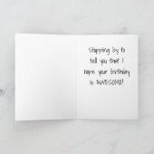 WÜNSCHEN EINES ***BESTEN FREUNDES FÜR EINEN FREUND KARTE (Innenseite)