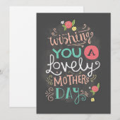 Wünschen Feiertagskarte (Vorne/Hinten)