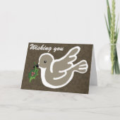 Wünschen Feiertagskarte (Vorderseite)