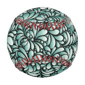 Wünschen Fleur-Muster in Minty Green Baseball (Rückseite)