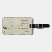 Wünschen Gepäckanhänger (Vorderseite horizontal)