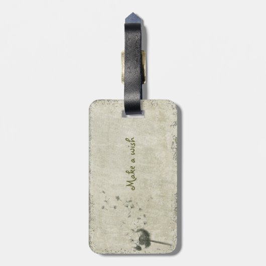 Wünschen Gepäckanhänger (Rückseite vertikal)