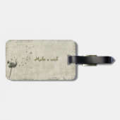 Wünschen Gepäckanhänger (Rückseite horizontal)