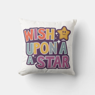Wünschen nach einem Star Throw Kissen
