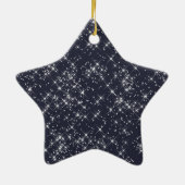 Wünschen nach einem Stern Keramikornament (Hinten)
