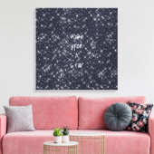 Wünschen nach einem Stern Leinwanddruck (Insitu (Wohnzimmer))