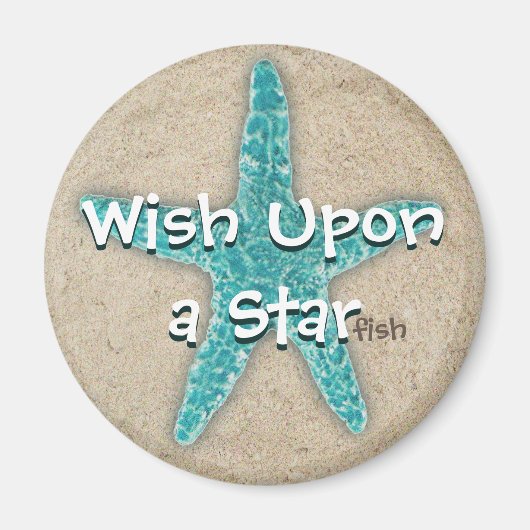 Wünschen nach einem Sternenfisch Magnet (Vorne)