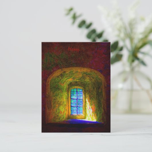 Wünschen... Postkarte (Stehend Vorderseite)