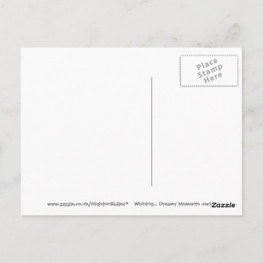 Wünschen... Postkarte (Rückseite)