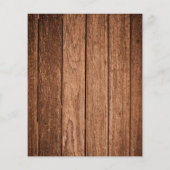 Wünschen Sie Baby Dusche Rustikale Ratgeber Karten (Rückseite)