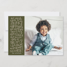 Wünschen Sie ein frohes Weihnachten in Evergreen F