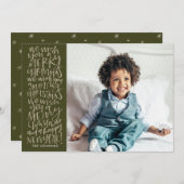 Wünschen Sie ein frohes Weihnachten in Evergreen F (Vorne/Hinten)