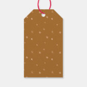 "Wünschen Sie ein frohes Weihnachtsfest" Golden Br Geschenkanhänger (Rückseite)