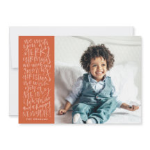 Wünschen Sie ein frohes Weihnachtsfest in Red Foto