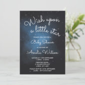 Wünschen Sie eine kleine Babydusche Einladung (Stehend Vorderseite)