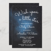 Wünschen Sie eine kleine Babydusche Einladung (Vorne/Hinten)