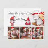 Wünschen Sie eine Magische Weihnachtskarte Postkarte (Vorne/Hinten)