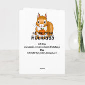 Wünschen Sie Erntedank Segnungen Karte (Rückseite)