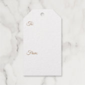 Wünschen Sie Freude Geschenkanhänger (Rückseite)