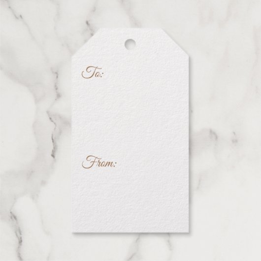 Wünschen Sie Freude Geschenkanhänger (Rückseite)