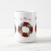 Wünschen Sie Ihnen eine frohe Weihnachtsfeier-Tass Kaffeetasse (Mittel)