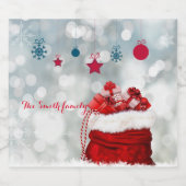 Wünschen Sie jemandem ein glückliches und erfolgre Schaumweinetikett (Einzelnes Label)