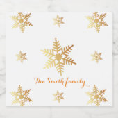 Wünschen Sie jemandem ein glückliches und erfolgre Schaumweinetikett (Einzelnes Label)