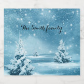 Wünschen Sie jemandem ein glückliches und erfolgre Schaumweinetikett (Einzelnes Label)