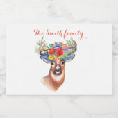 Wünschen Sie jemandem ein glückliches und erfolgre Schaumweinetikett (Einzelnes Label)