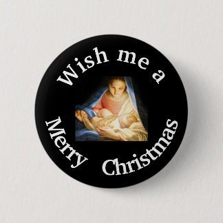 Wünschen Sie mir einen fröhlichen Weihnachtsklick Button