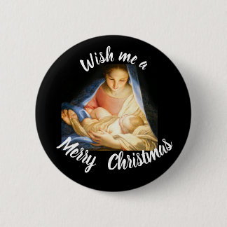 Wünschen Sie mir einen fröhlichen Weihnachtsklick Button