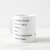 Wünschen Sie mir Glück! Kaffeetasse (Vorderseite Links)