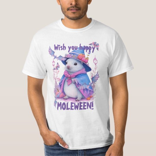 Wünschen Sie, Moleween zu begrüßen! T-Shirt (Vorderseite)