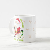 Wünschen Sie sich den Weihnachtsmann Kaffeetasse (Vorderseite Links)