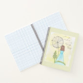 Wünschen Sie sich ein kleines Mädchen aus einem Lö Notizblock (Innenseite)